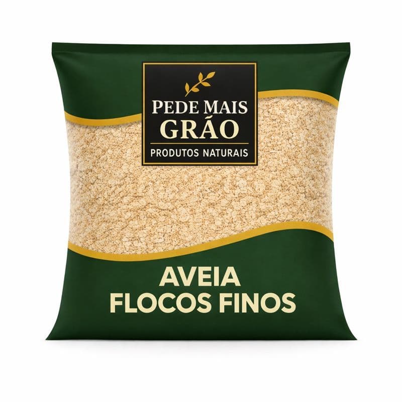 Aveia em Flocos Finos Pede Mais Grão – 100% Natural