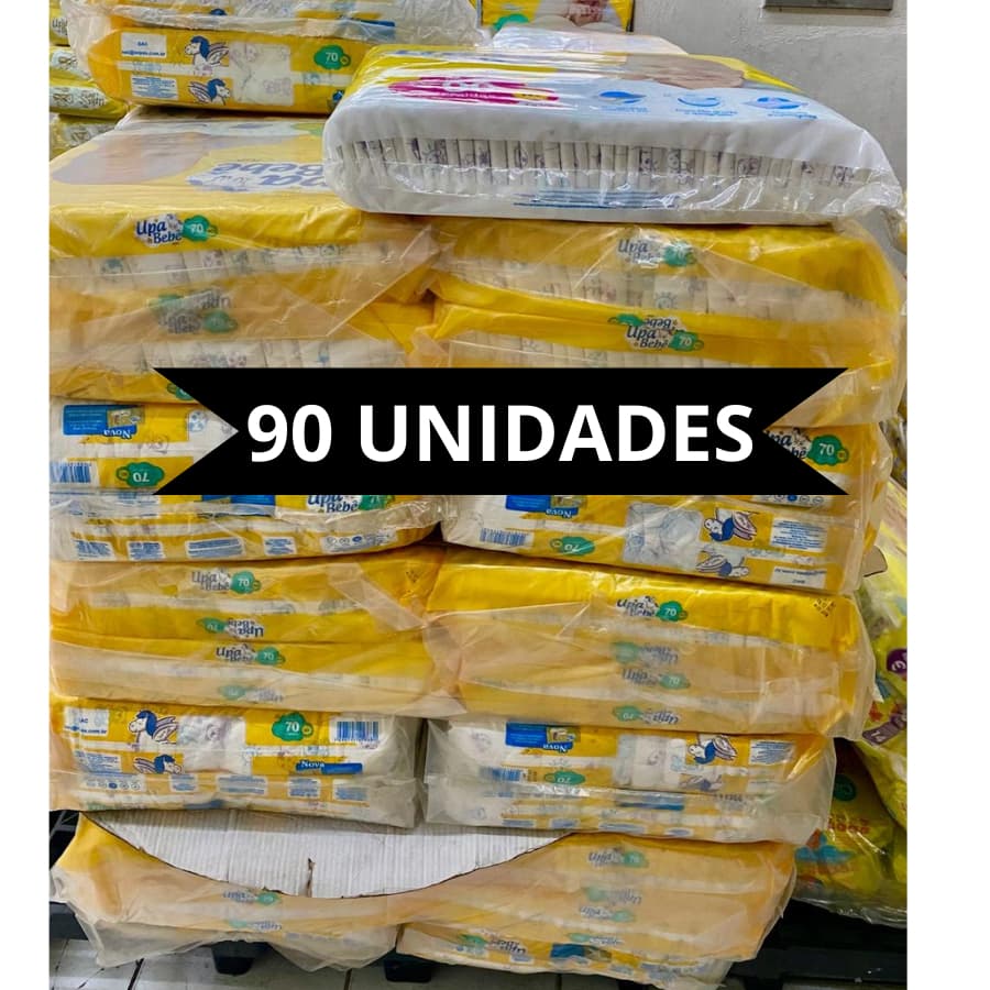 Fralda Descartável Upa Bebê Tamanho M 90 Unidades | Alta Absorção | Conforto e Proteção