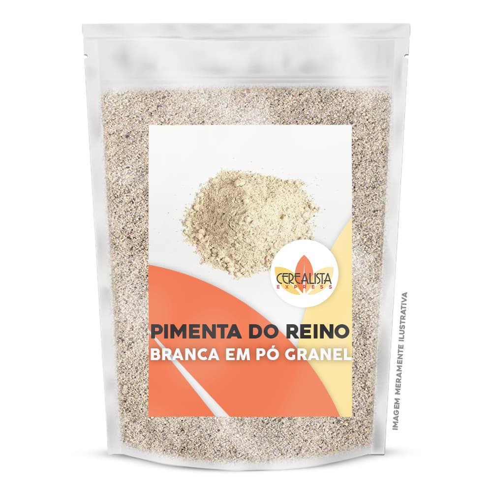 Pimenta Do Reino Branca Em Pó a Granel Condimento Culinário Tempero Natural