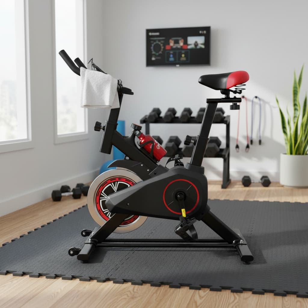 Bicicleta Bike Ergometrica Spinning Academia Fitness Profissional NovaqX Fit Completa