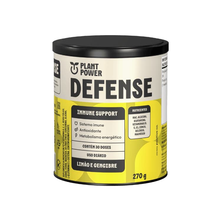Defense Limão e Gengibre 270g - Plant Power