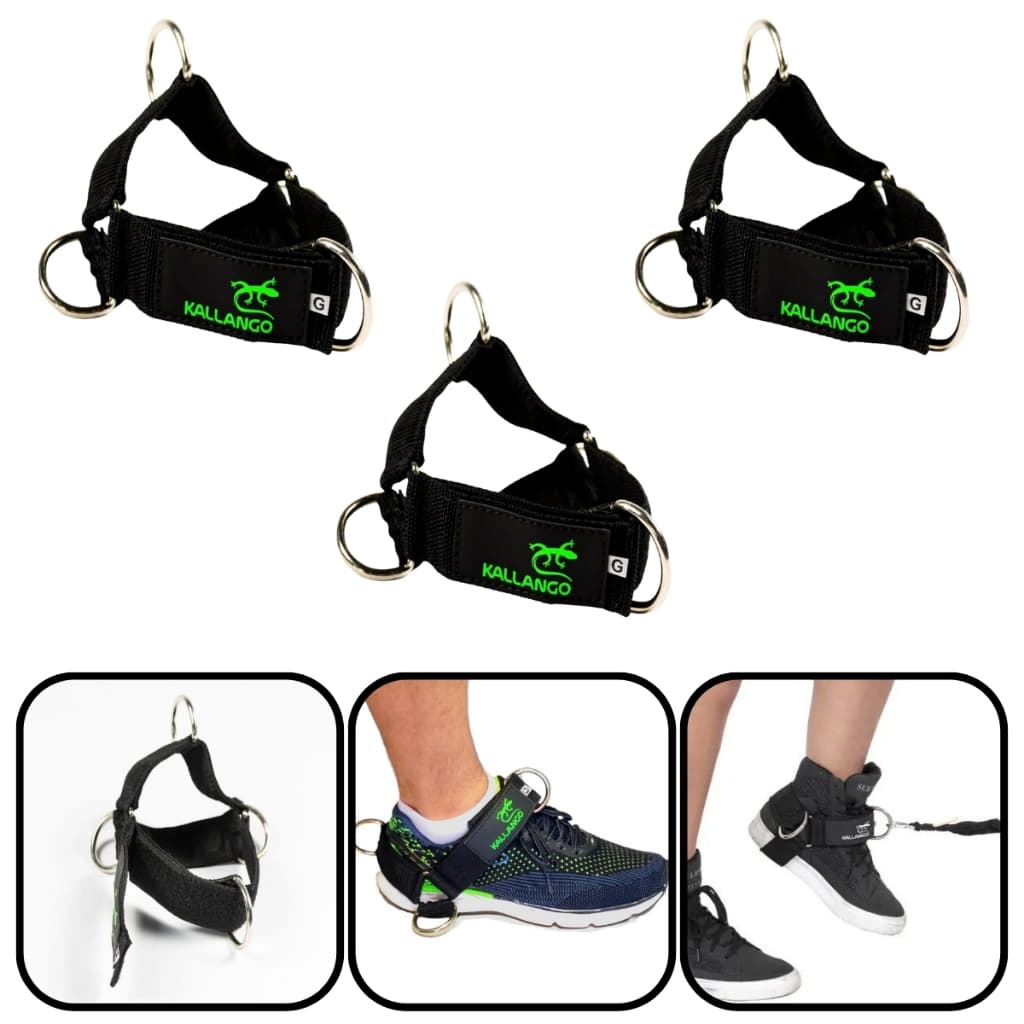 Puxador 4X4 Exercícios Musculação Glúteos Academia Treino Kit com 3 un