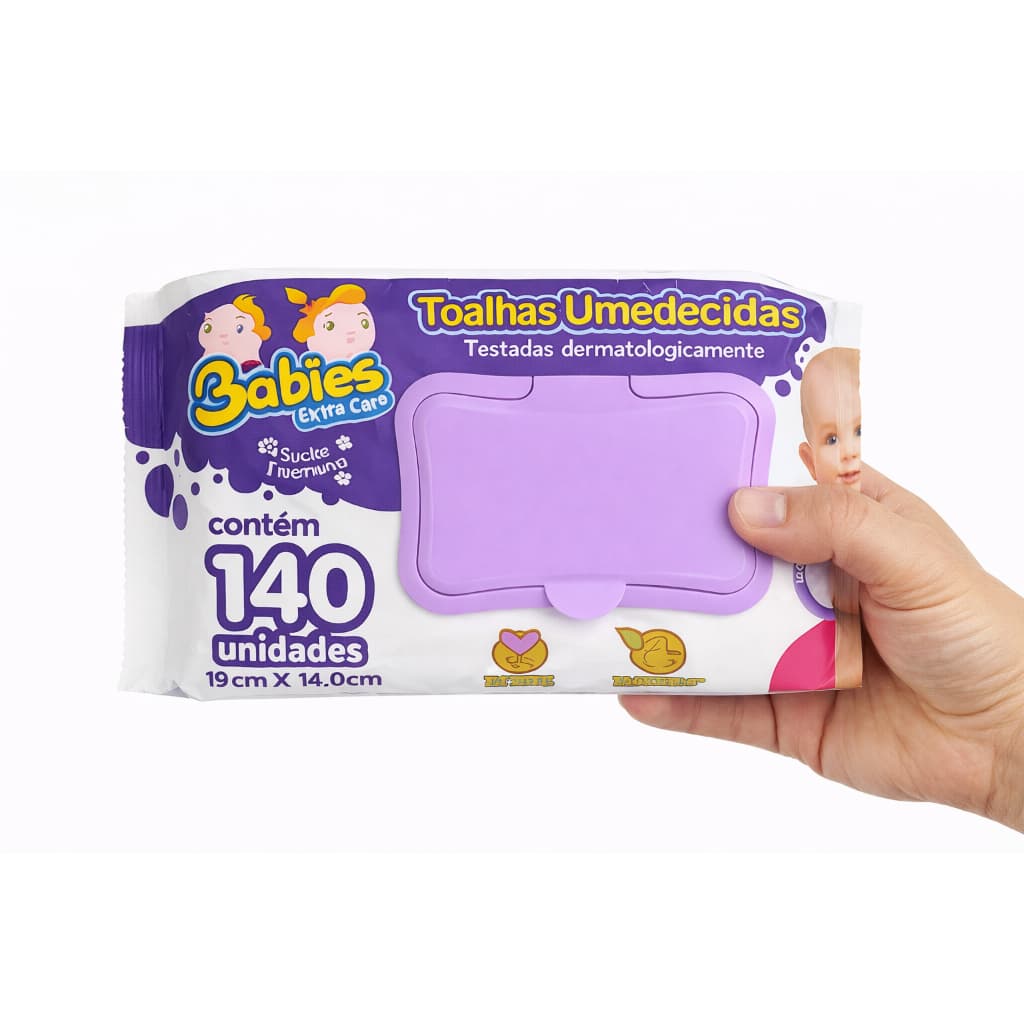 Kit 3 Lenços Umedecidos Toalhas Umedecidas Babies Extra Care – Aproveite