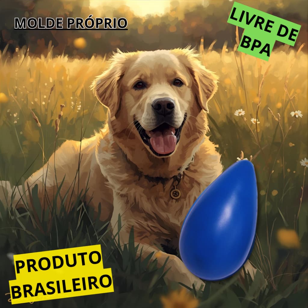 Brinquedo Mordedor Cachorro Pet Ovo Maluco Tamanho M
