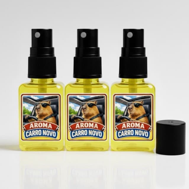 Kit 3 Cheirinho Carro NOvo Spray Automotivo para Carro spray Aromatizante de Qualidade Concentrado