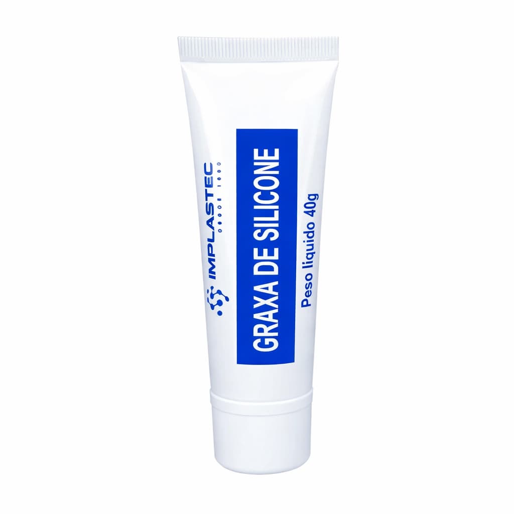 Graxa de Silicone Dielétrica Pura 100% Bisnaga Implastec 40G