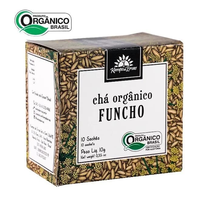 Chá De Funcho Orgânico Kampo De Ervas 10 Sachês
