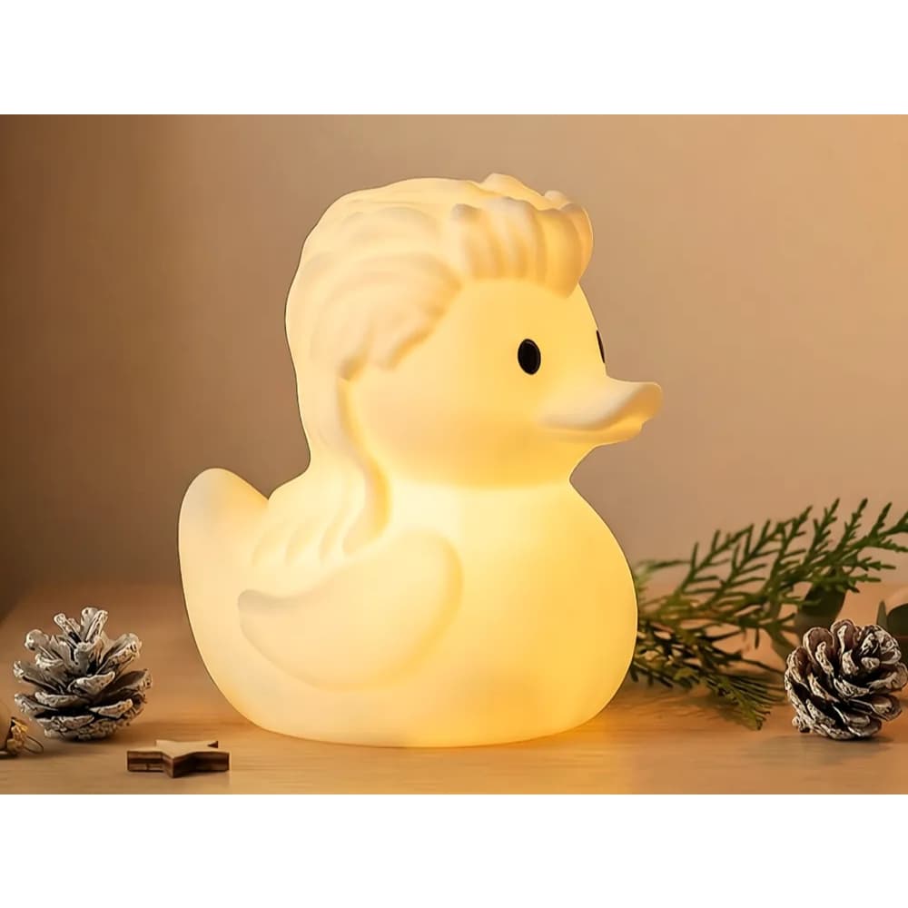 MINI Luminária Infantil Patinho Vela LED/decoração para quarto de criança/luminária fofa/decoração quarto de bebê