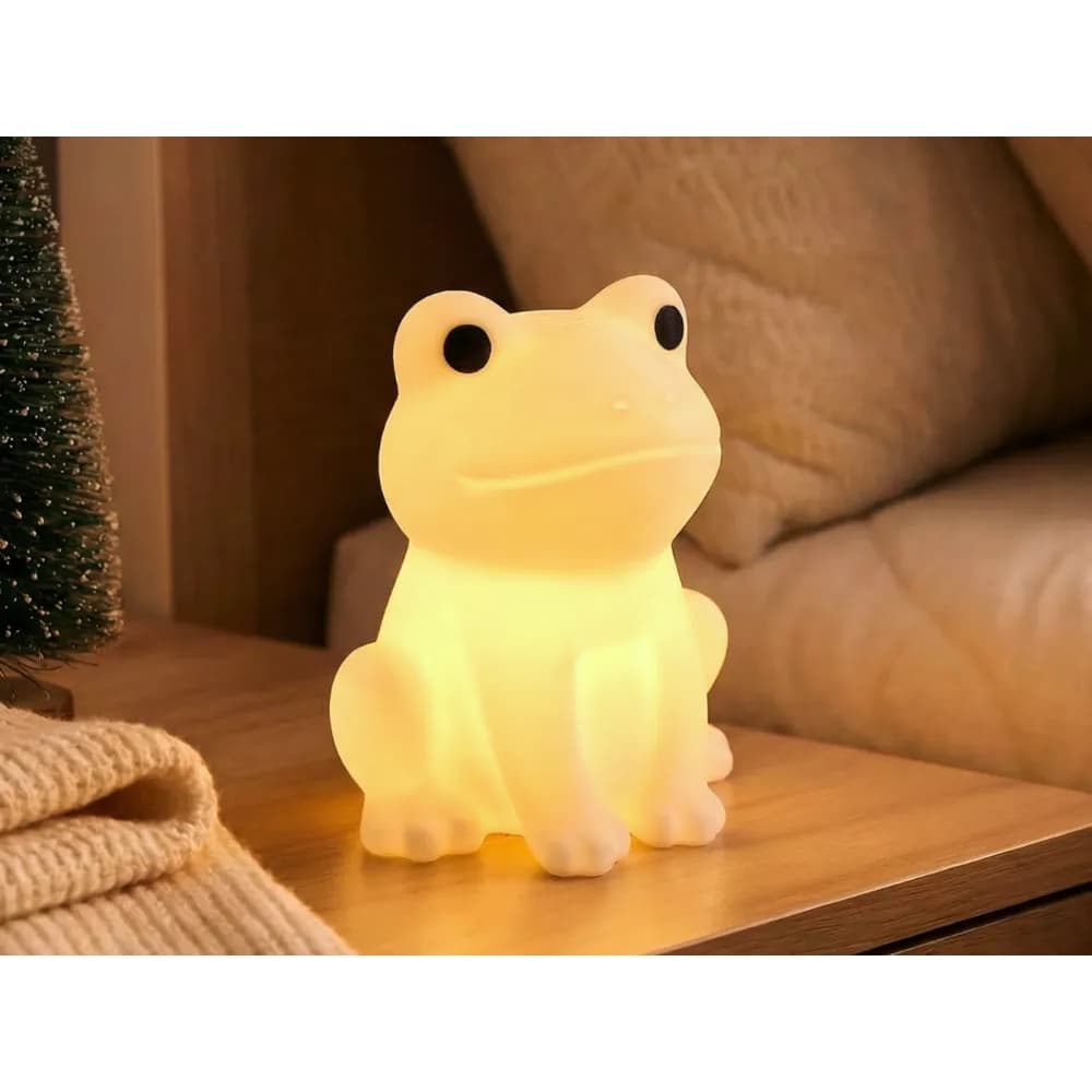 MINI Luminária Infantil Sapinho Vela LED/decoração para quarto de criança/luminária fofa/decoração quarto de bebê