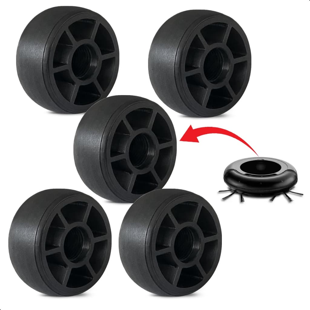 Roda Frontal Rodinha Giratória Robô Aspirador Compatível Wap Multilaser Mondial ObaBox