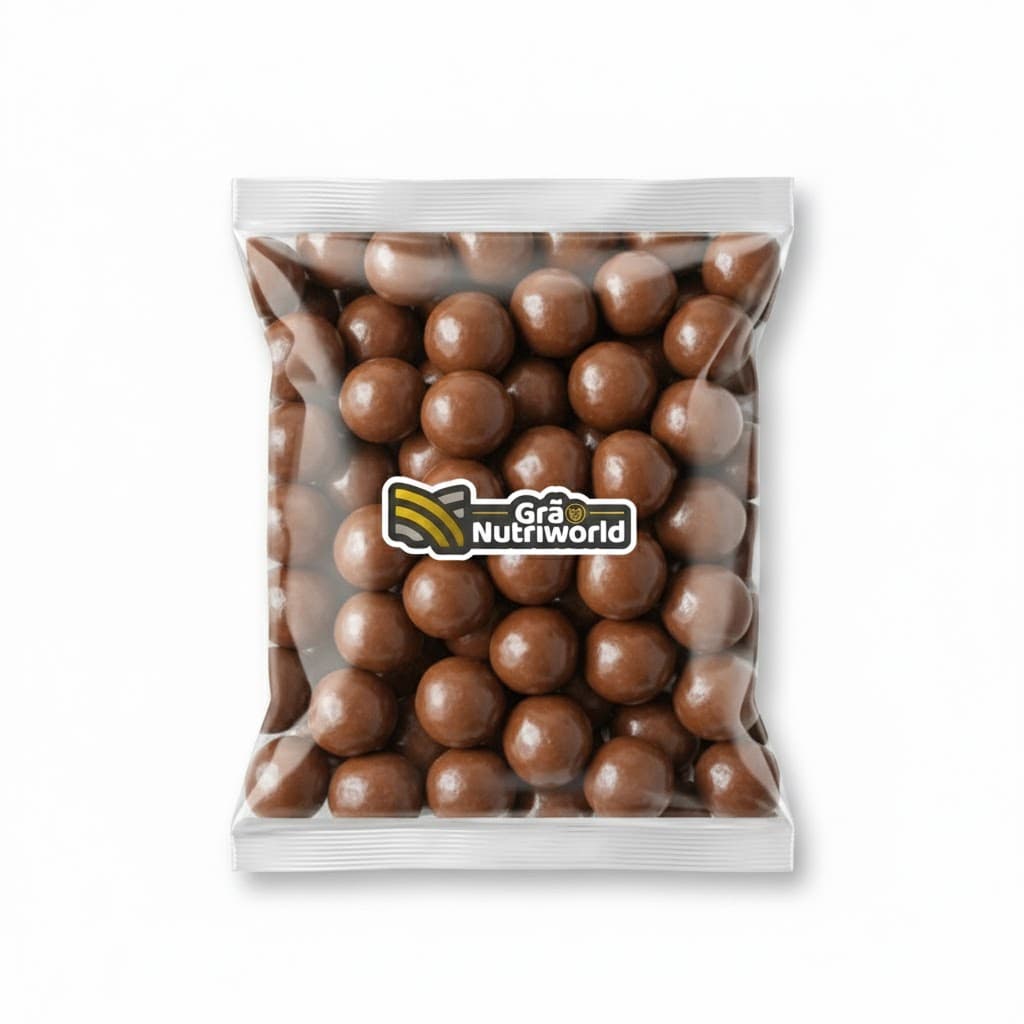 Drageado Amendoim Chocolate Ao Leite Snack Premium Saudável Gourmet 500g 1kg