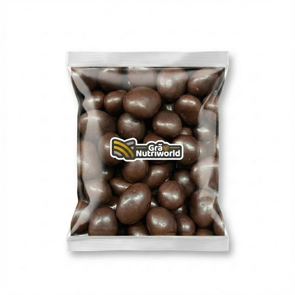 Drageado Licor Misto Com Chocolate Ao Leite Snack Premium Saudável Gourmet 500g 1kg