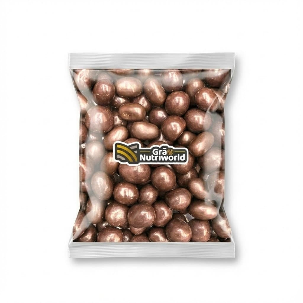 Drageado Banana Passa Com Chocolate 70% Snack Premium Saudável Gourmet 500g 1kg