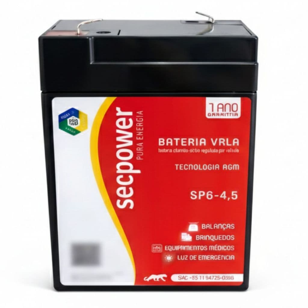 Bateria 6V 4,5ah Motoca e Carrinho Elétrico, Balanças etc.