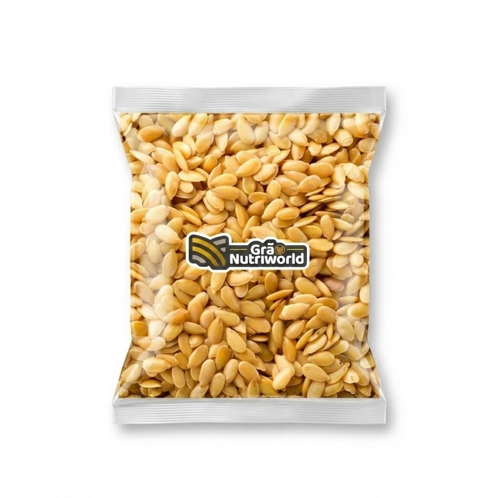 Semente De Linhaça Dourada Premium Saudável 200g 500g 1kg