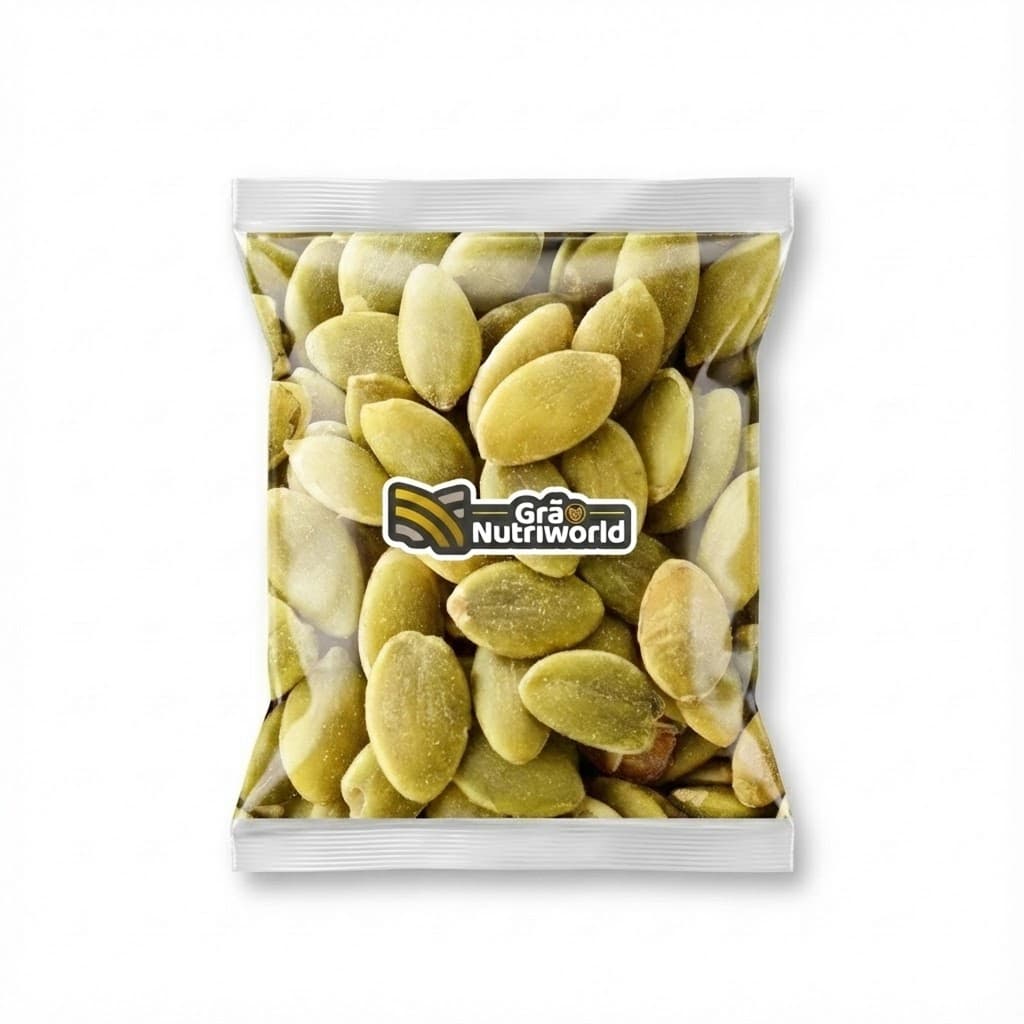 Semente De Abobora Sem Casca Torrada S/Sal Premium Saudável 200g 500g 1kg