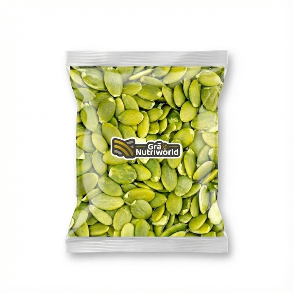Semente De Abobora Sem Casca Crua Premium Saudável 200g 500g 1kg
