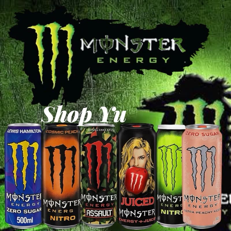 Monster Importado de 500 ML e Nacional 473 ml Vários Sabores Energy Nitro