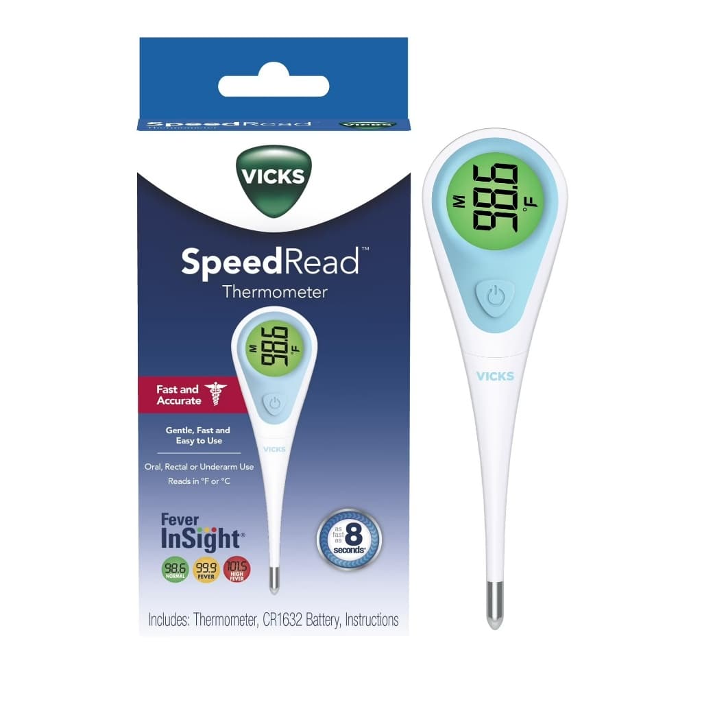 Vicks Speedread Termômetro Digital Leitura Rápida 8 Segundos