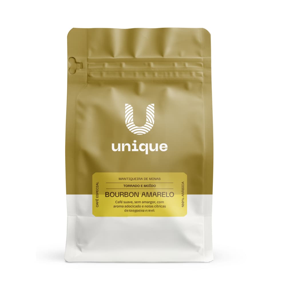 Café Especial, Bourbon Amarelo, Grão Unique, 100% Arábica 150g