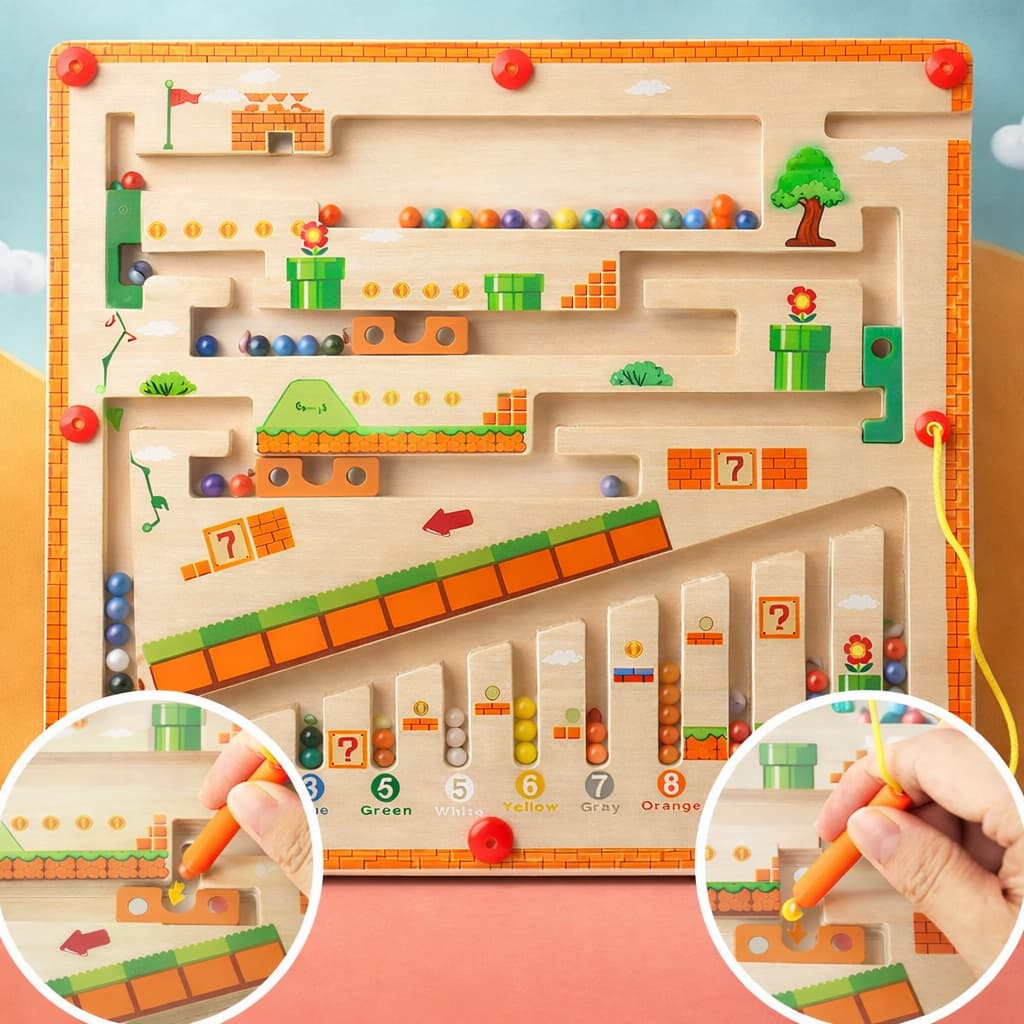 Brinquedo Labirinto Magnético Infantil Brinquedo Educativo Pedagógico Desenvolvimento Infantil