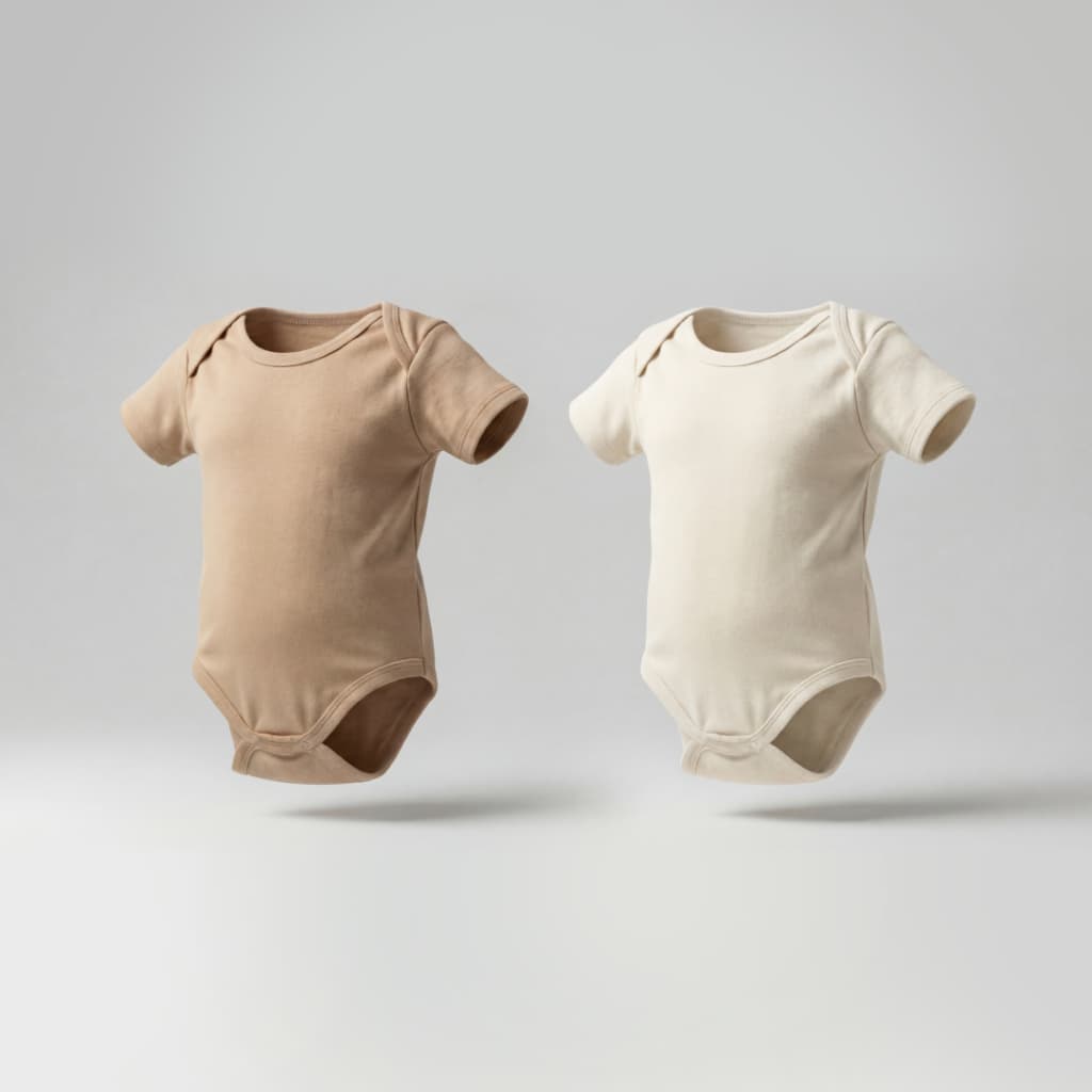 Kit 2 Body Manga Curta Infantil Bebê Unissex Roupa de Menina Menino Bebê 100% Algodão Premium