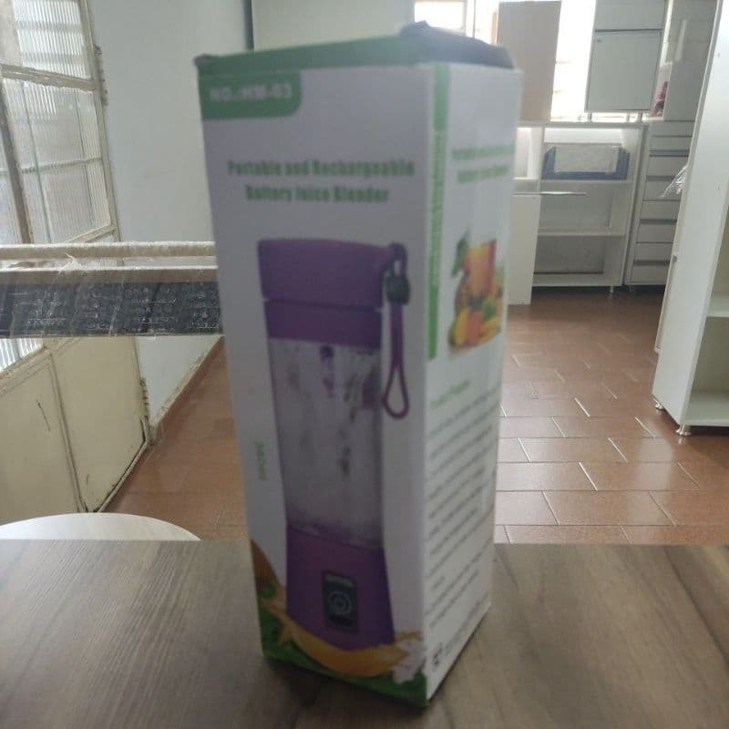 Mini Liquidificador Portátil com 6 Lâminas Afiadas e Potente 380ml