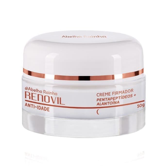 Creme Facial Firmador Anti-Idade Noturno com Pentapaptídeos + Alantoína 50g Abelha Rainha Renovil
