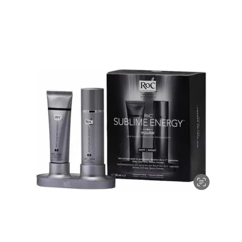 Kit RoC Sublime Energy Nuit Night Anti-Idade + Sérum | Firmeza, Rugas e Luminosidade
