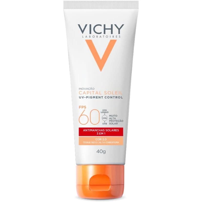 Vichy Protetor Solar Facial FPS60 Cor 2.0 - 40g