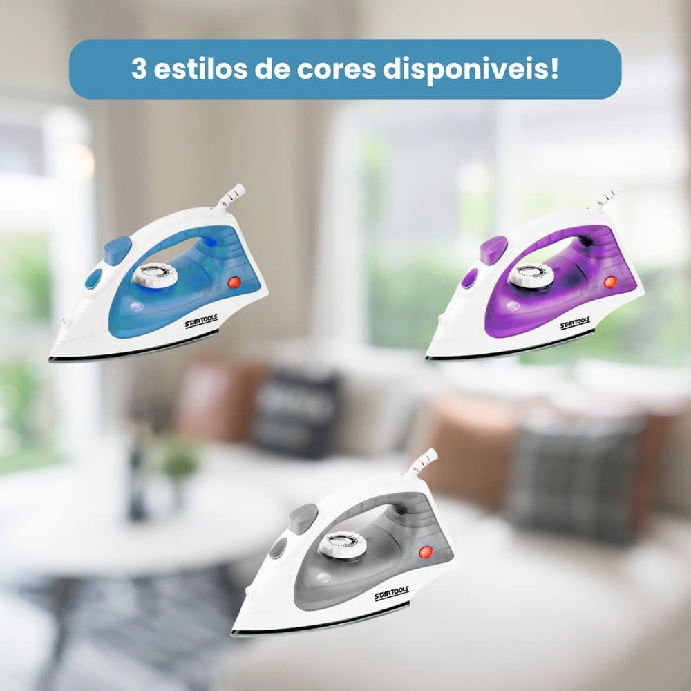 Ferro de Passar A Vapor Premium 220V - Sortido