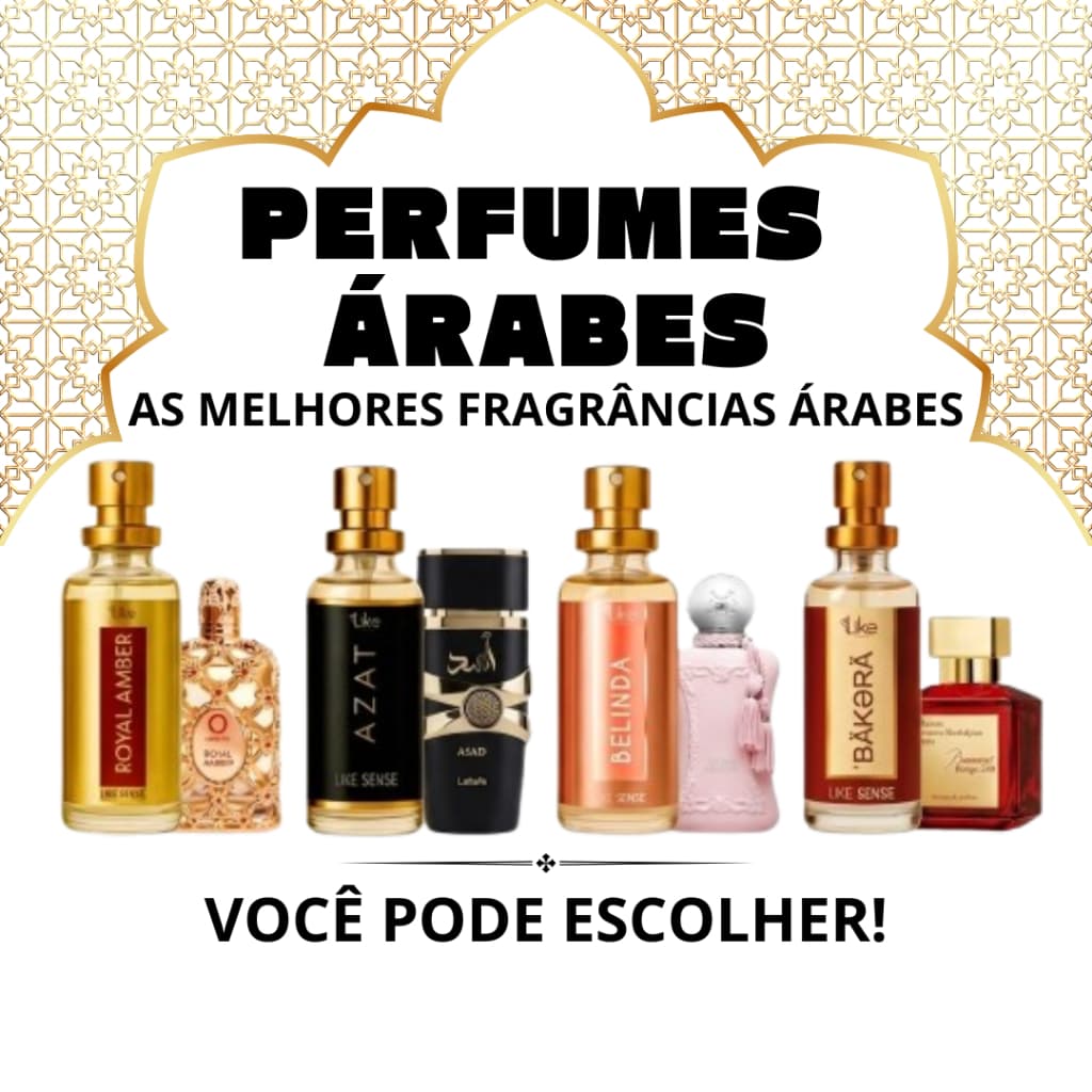 Perfumes Árabes Importados Like Brasil 17ml Alta Fixação 33% Essência Masculino Feminino Você Escolhe