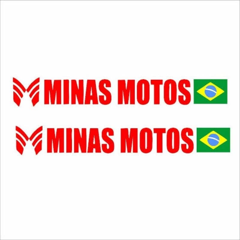 ADESIVO MINAS MOTOS PARA CARROS E MOTOS/ CAPACETE