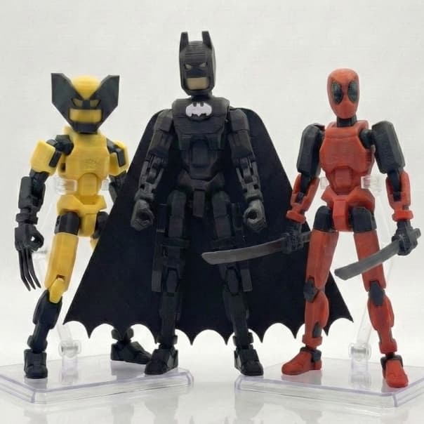Bonecos Articulados Super Heróis – Wolverine Batman Deadpool Dummy Action Figure