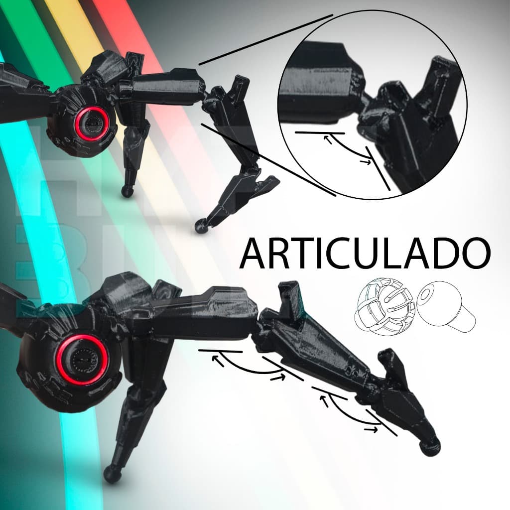 Leaper Saltador ARC Raiders - Boneco Articulado Impressão 3D (Vários Tamanhos)