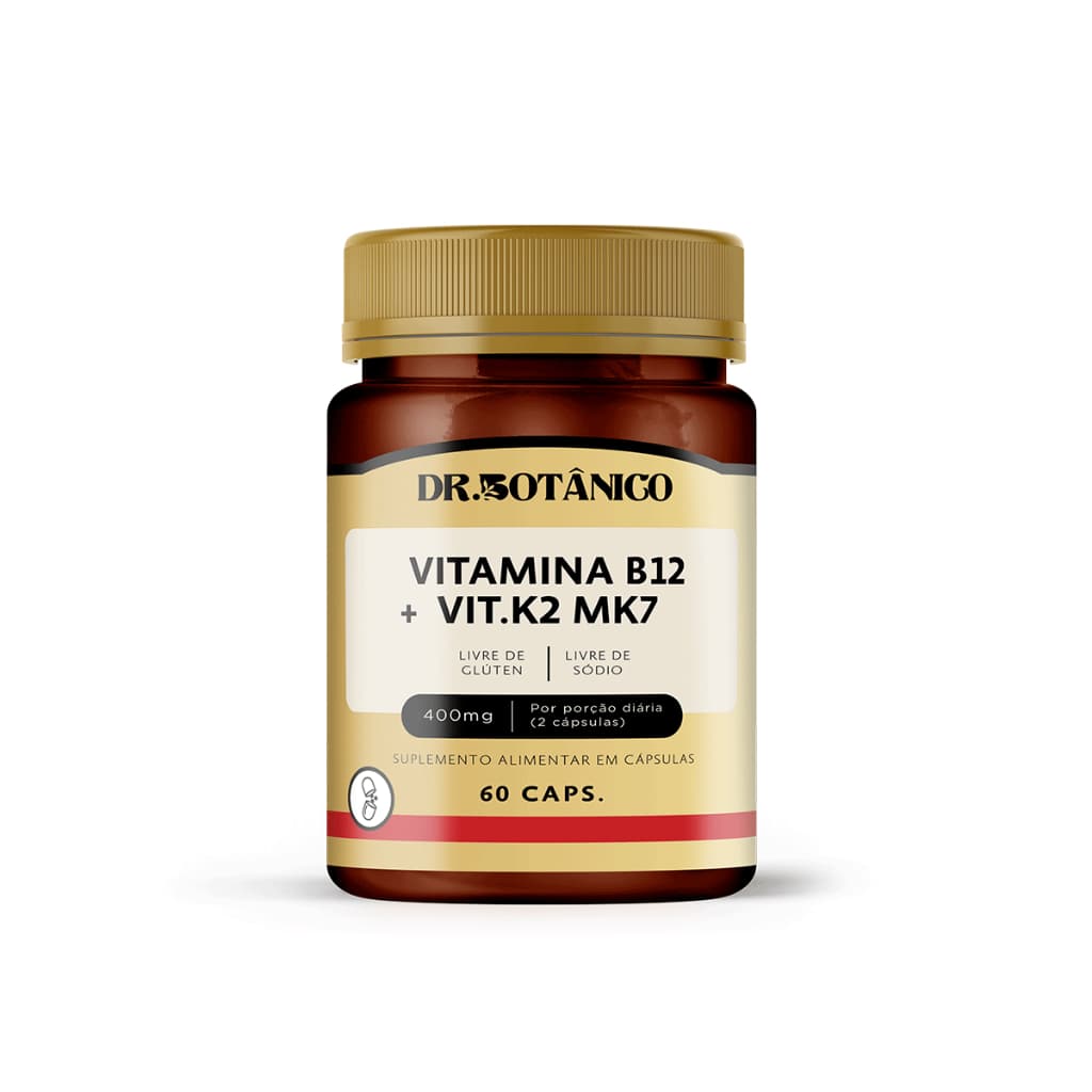 VITAMINA B12 + VITAMINA K2 MK7 400MG 60CAPS