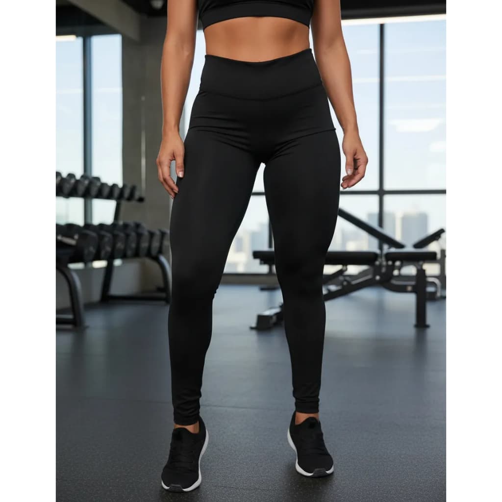 Calça Legging Feminina Suplex Fitness Academia Bull Black Cores Envio Imediato Black Friday