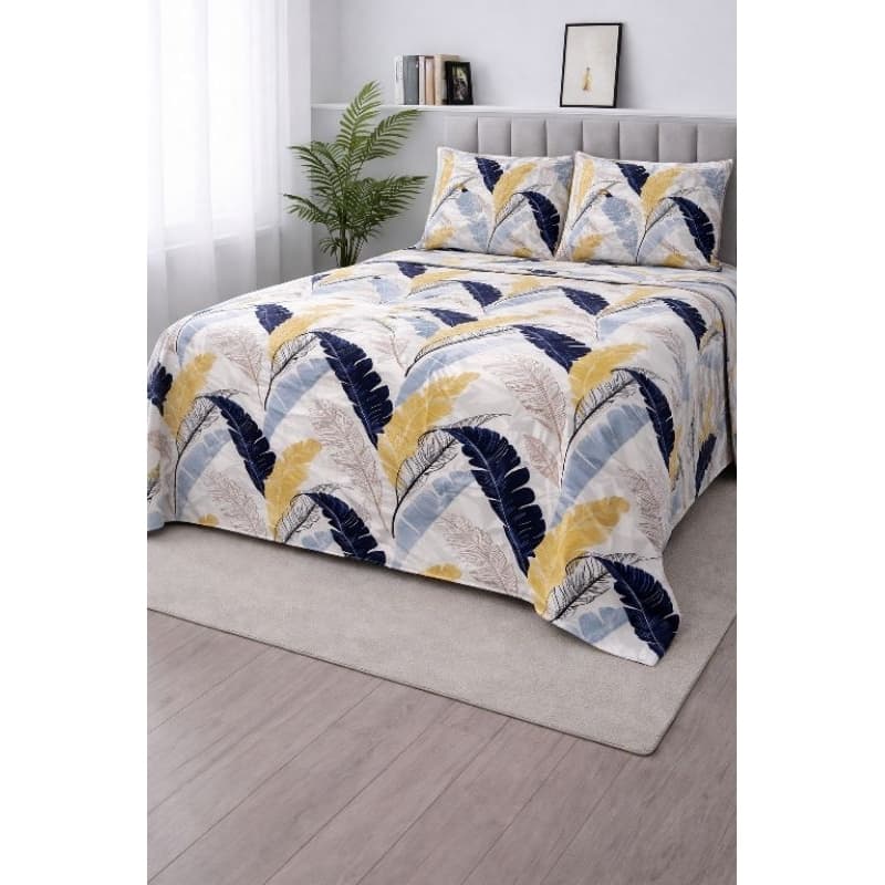 JOGO DE CAMA DE QUEEN & CASAL 400 Fios 3 Peças com Porta Travesseiro – Toque Macio e Elegante