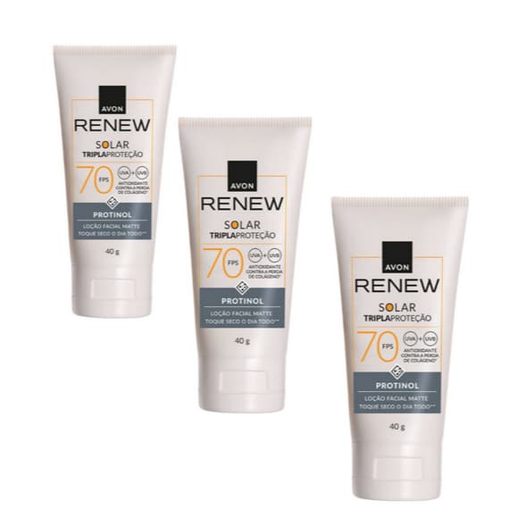 Avon Renew Solar Tripla Proteção FPS 70 40g