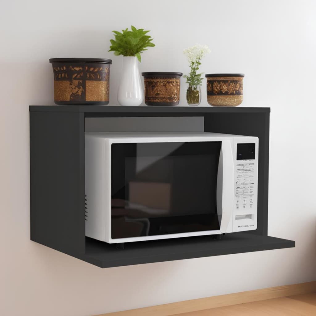 Suporte de Parede para Microondas Forno e Air fryer- Nicho MDF 63x43x45 para Cozinha Casa