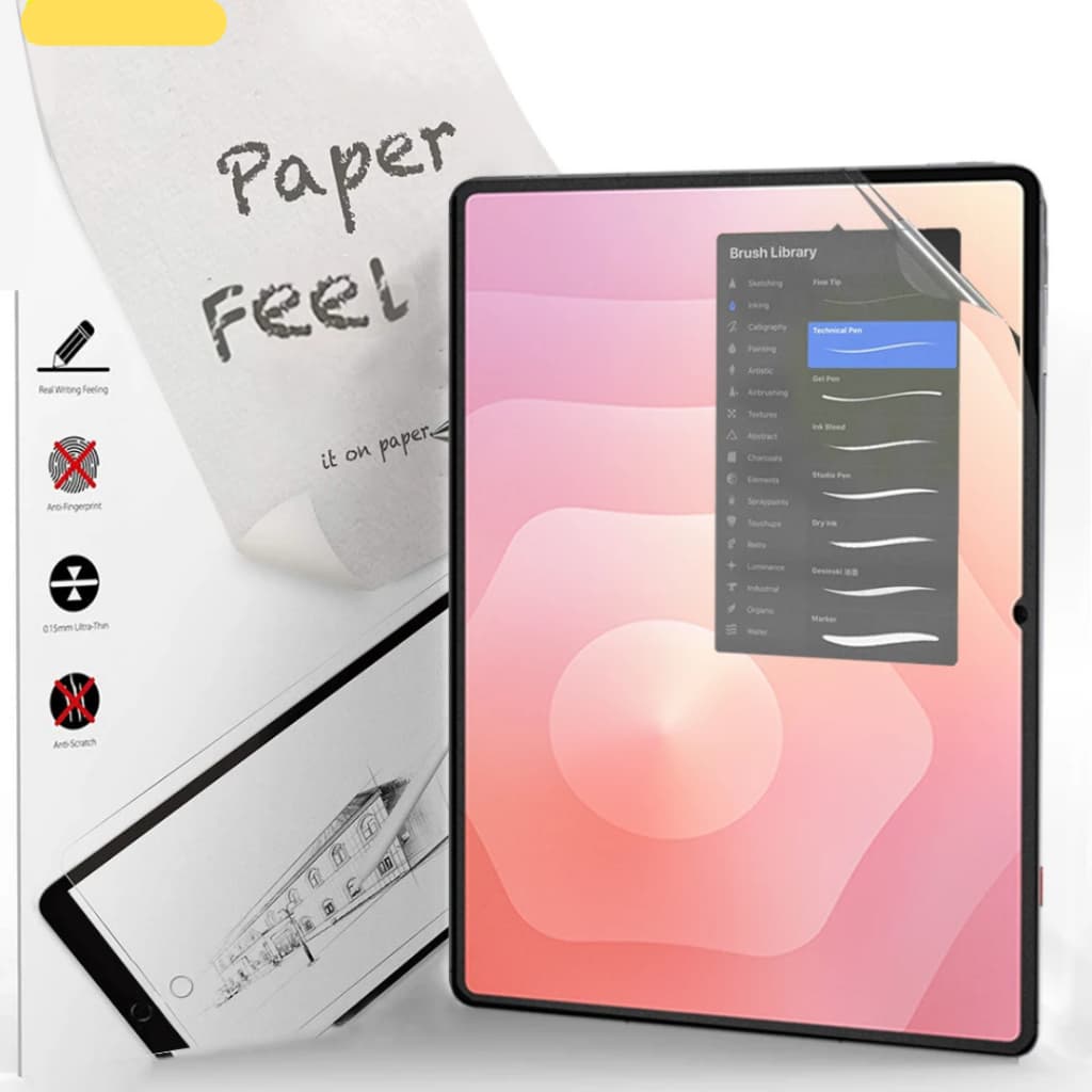 Película De Hidrogel Paper Feel Para Samsung Galaxy Tab A11, A11+ Plus, S11, S10 Lite, S11 Ultra