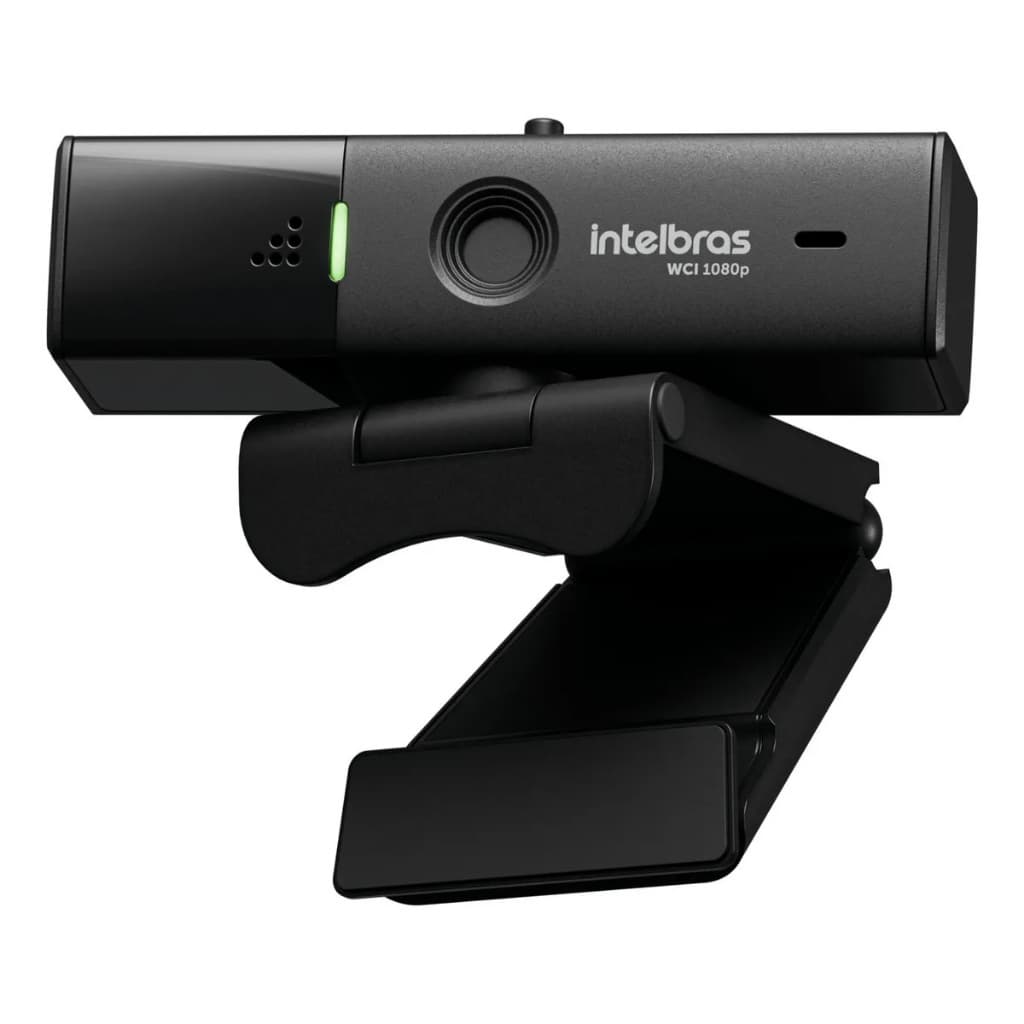 Webcam Full HD 1080P 60FPS Intelbras Conexao USB Microfone Duplo