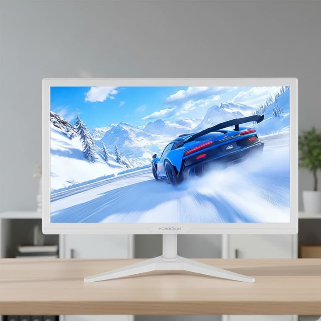 Monitor 19 polegadas Branco Gamer Monitor Branco MN19r1 HDMI Resistente Novo Escritório Trabalhar