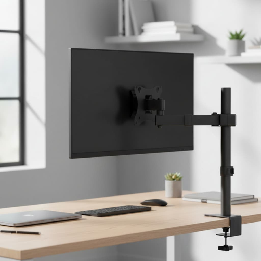 Suporte para Monitor TV Articulado para Mesa 17 a 32 Polegadas Ergonômico CS11 CLANM Setup Gamer