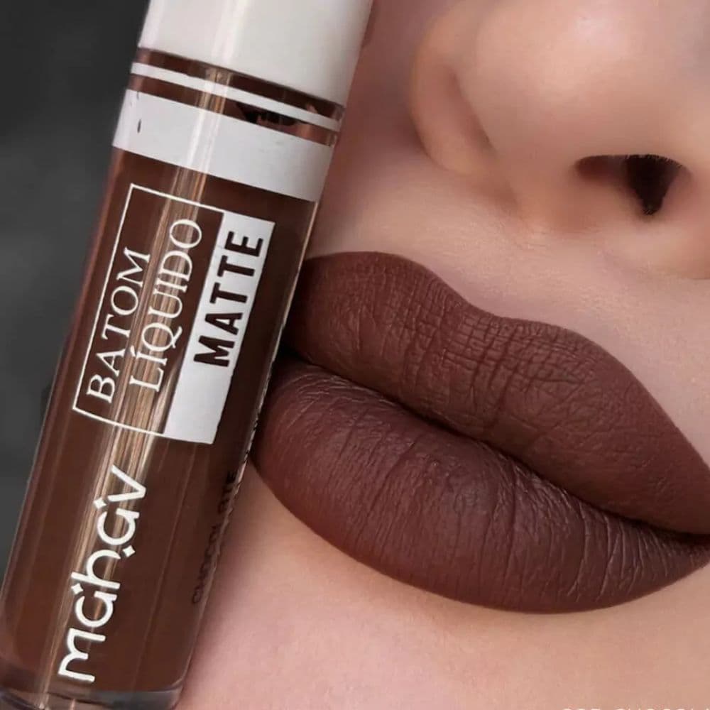 Batom Líquido Matte MaHav Cor Chocolate