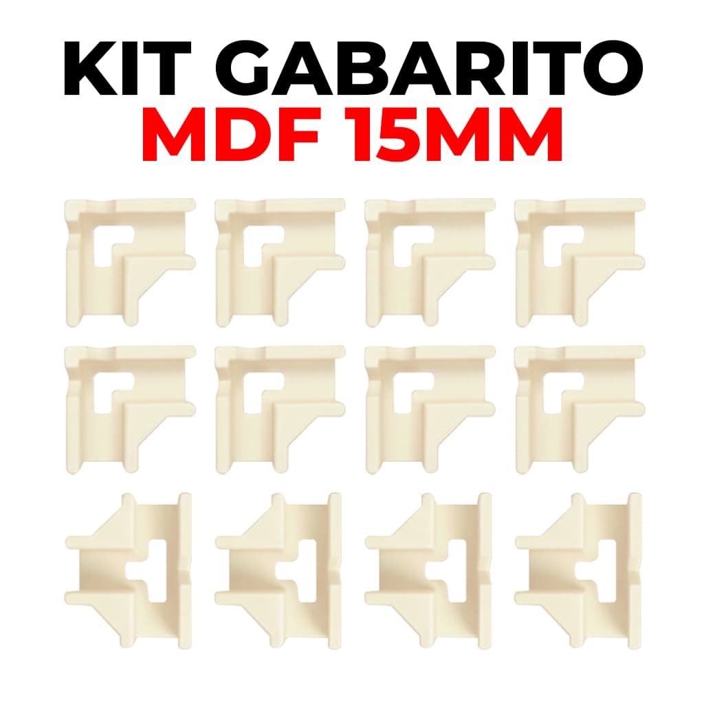 Kit Gabaritos 15mm MDF Montagem De Nichos Moveis Caixas