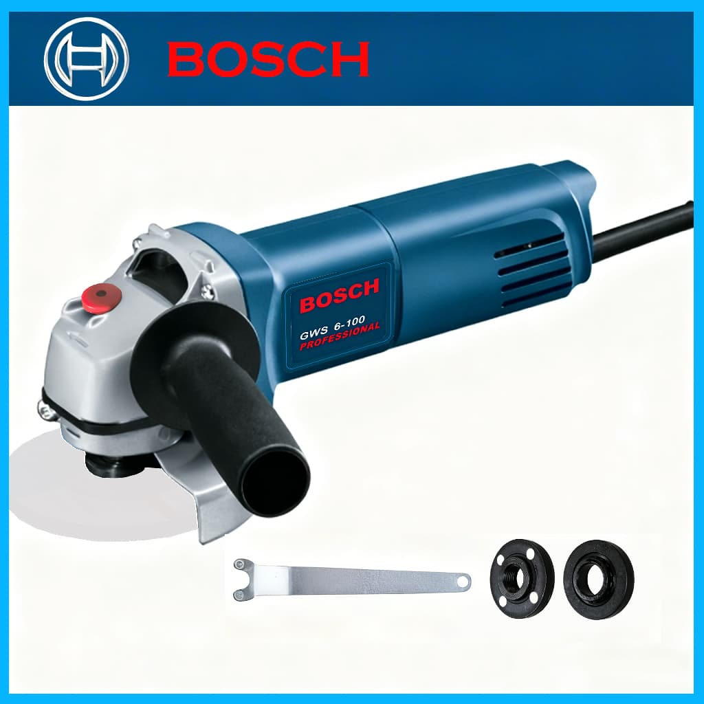 Esmerilhadeira Lixadeira Angular BOSCH Profissional 1000W Serra Elétrica Angular Kit Com Acessórios
