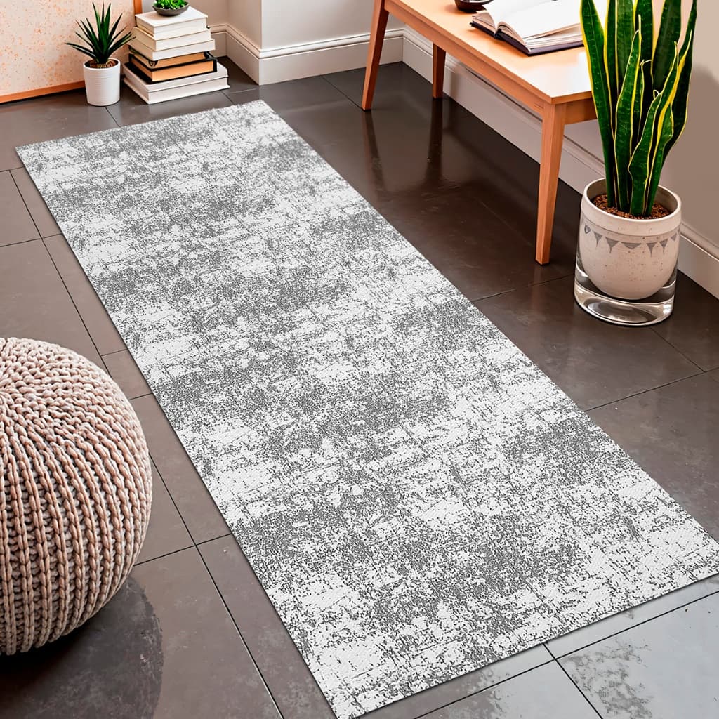 Tapete Passadeira Mescla 0,70x2,00m Antiderrapante – Conforto e estilo  Sala Quarto