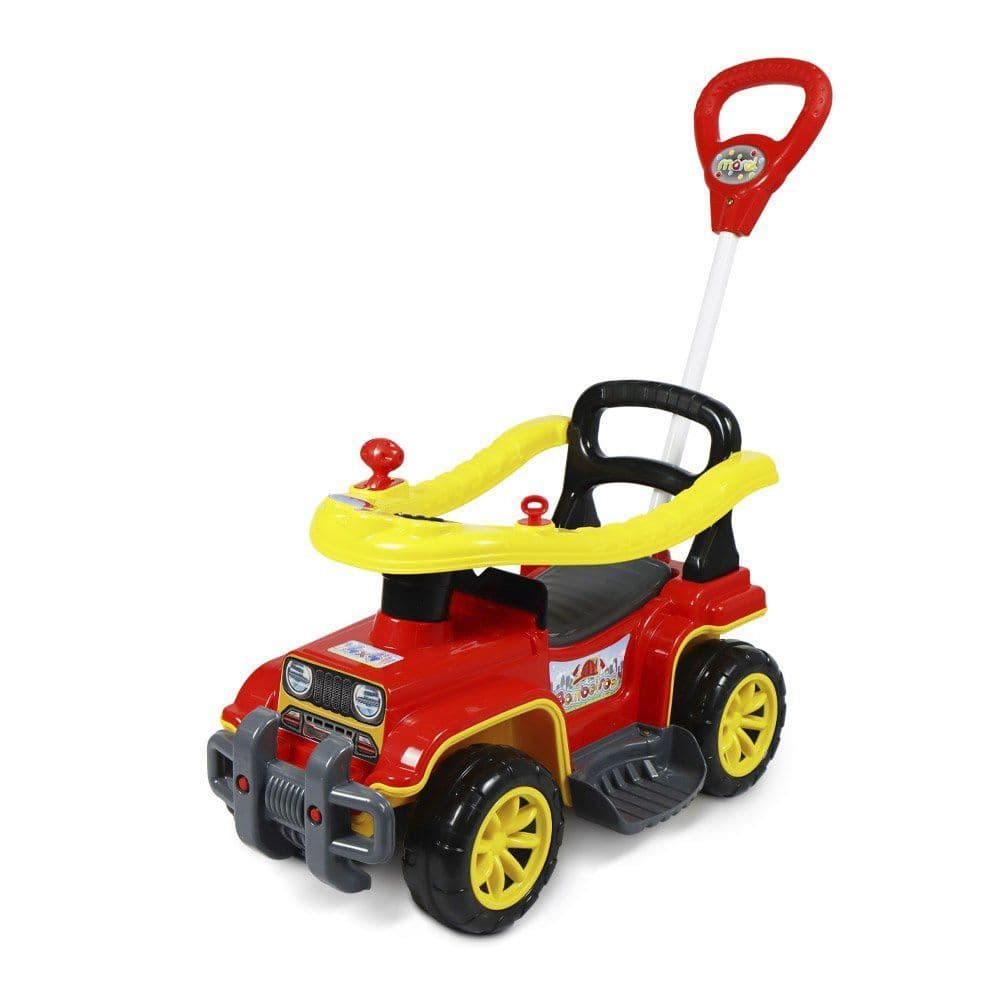 Carrinho de Passeio Infantil Jip Jip Bombeiro Com Haste Protecao Seguranca