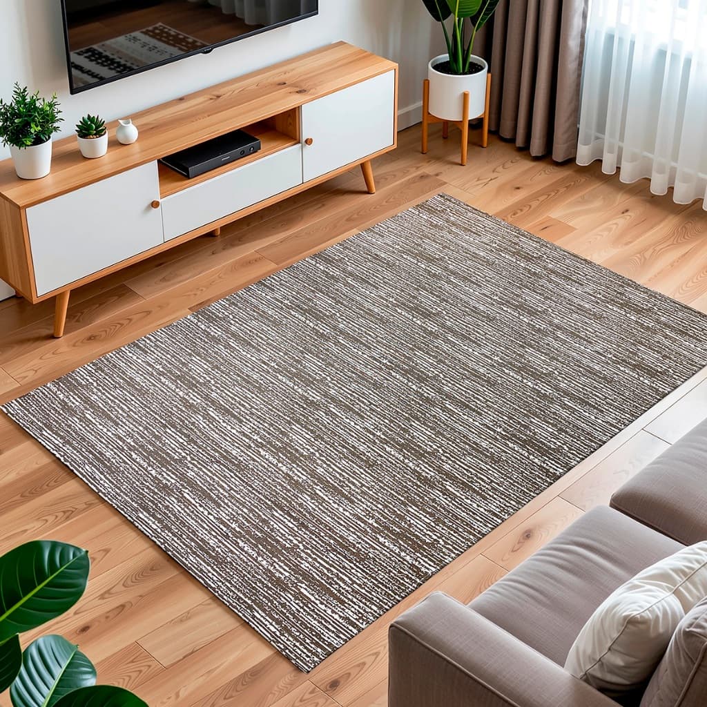 Tapete Mesclado 1,46mx2,00m Antiderrapante Sala Quarto _ Designer Moderno